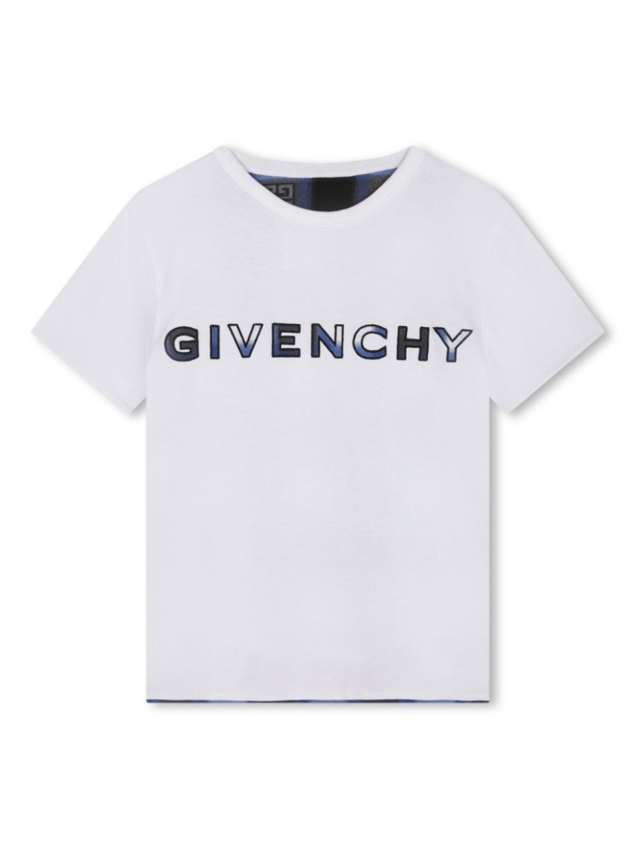 

Givenchy Kids двусторонняя футболка с логотипом, белый