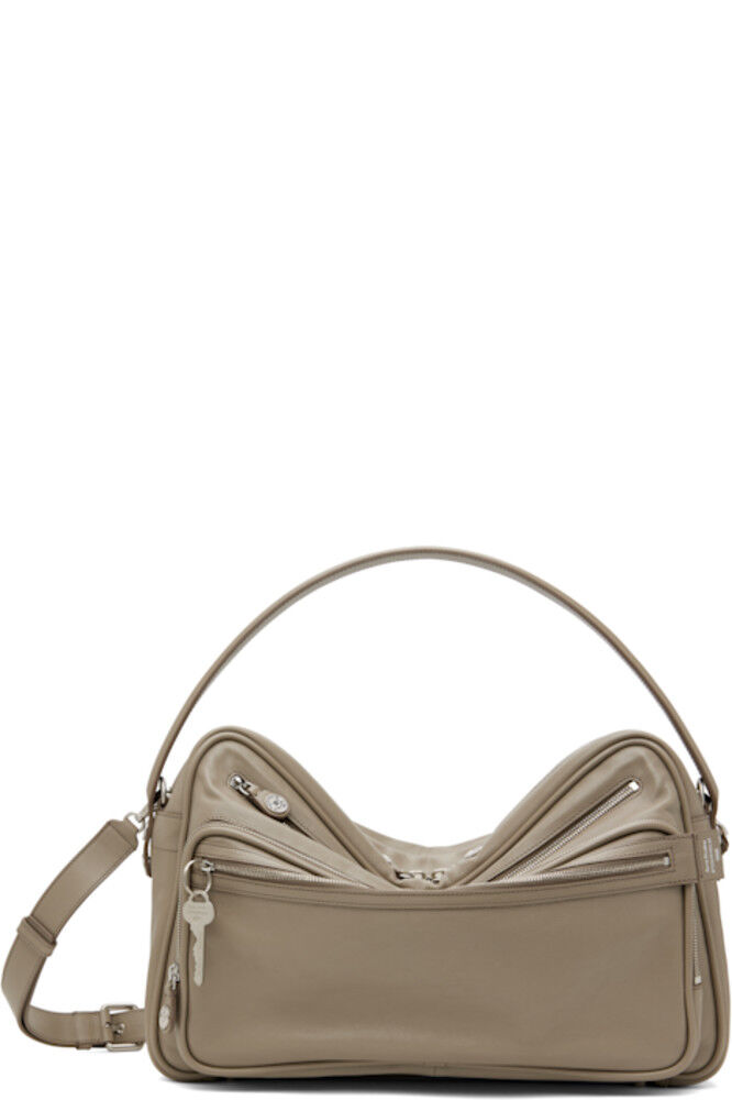 

Сумка через плечо Camero для фотокамеры цвета Taupe Acne Studios