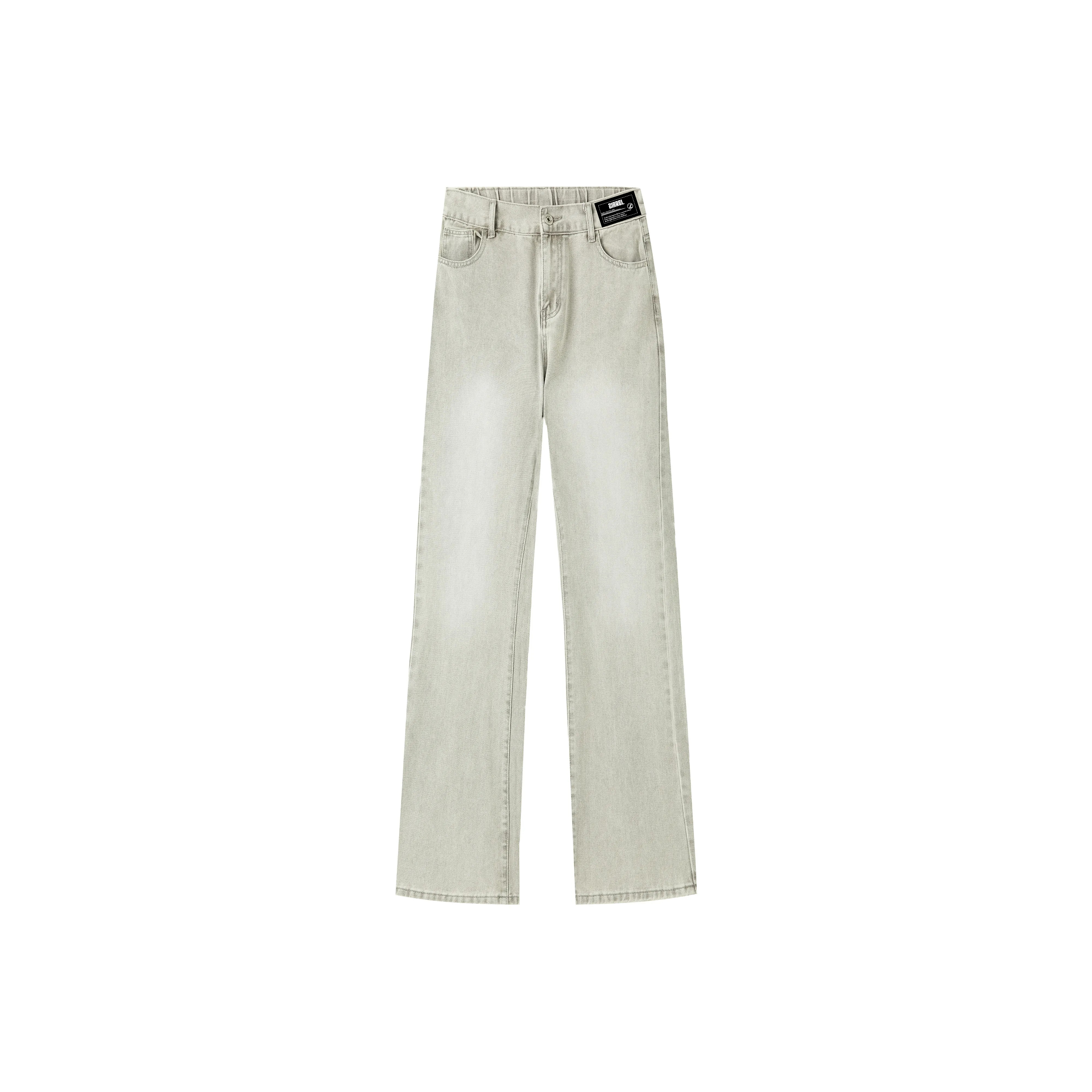 

Джинсы женские Moderate Straight Fit ZIAREL, желтый mud