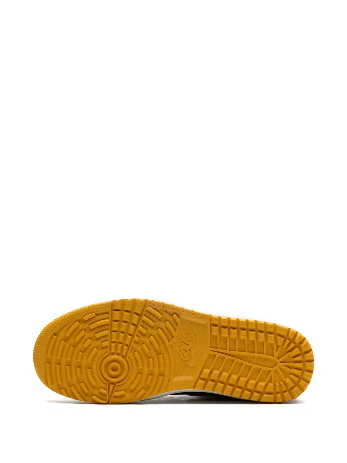Кроссовки Air Jordan 1 Golf Pollen, желтый/белый/черный — фото 4