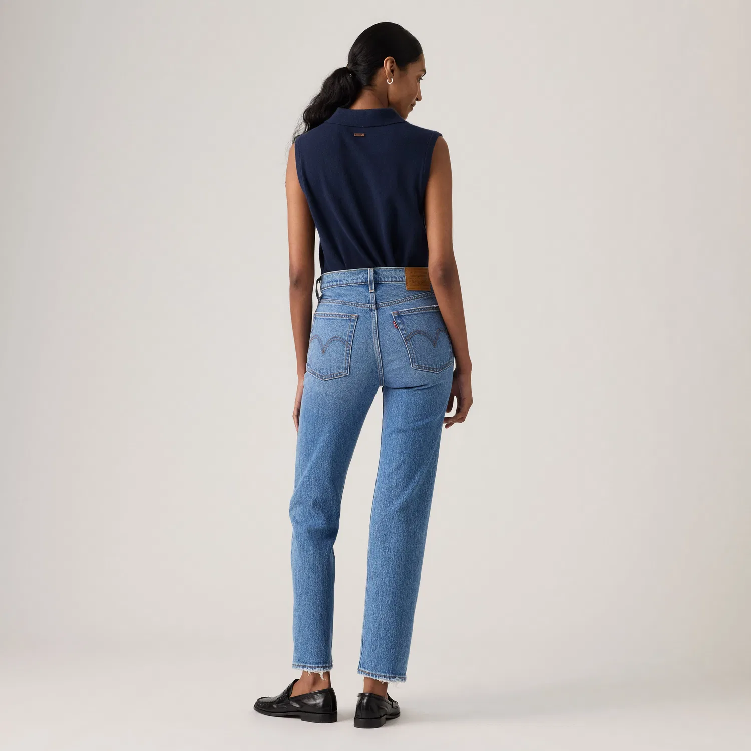 Женские джинсы прямого кроя Wedgie Levi's, Medium Wash — фото 3