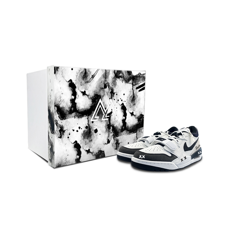 

Jordan Баскетбольные кроссовки Legacy 312 Low Top Vintage, мужские, черно-белые
