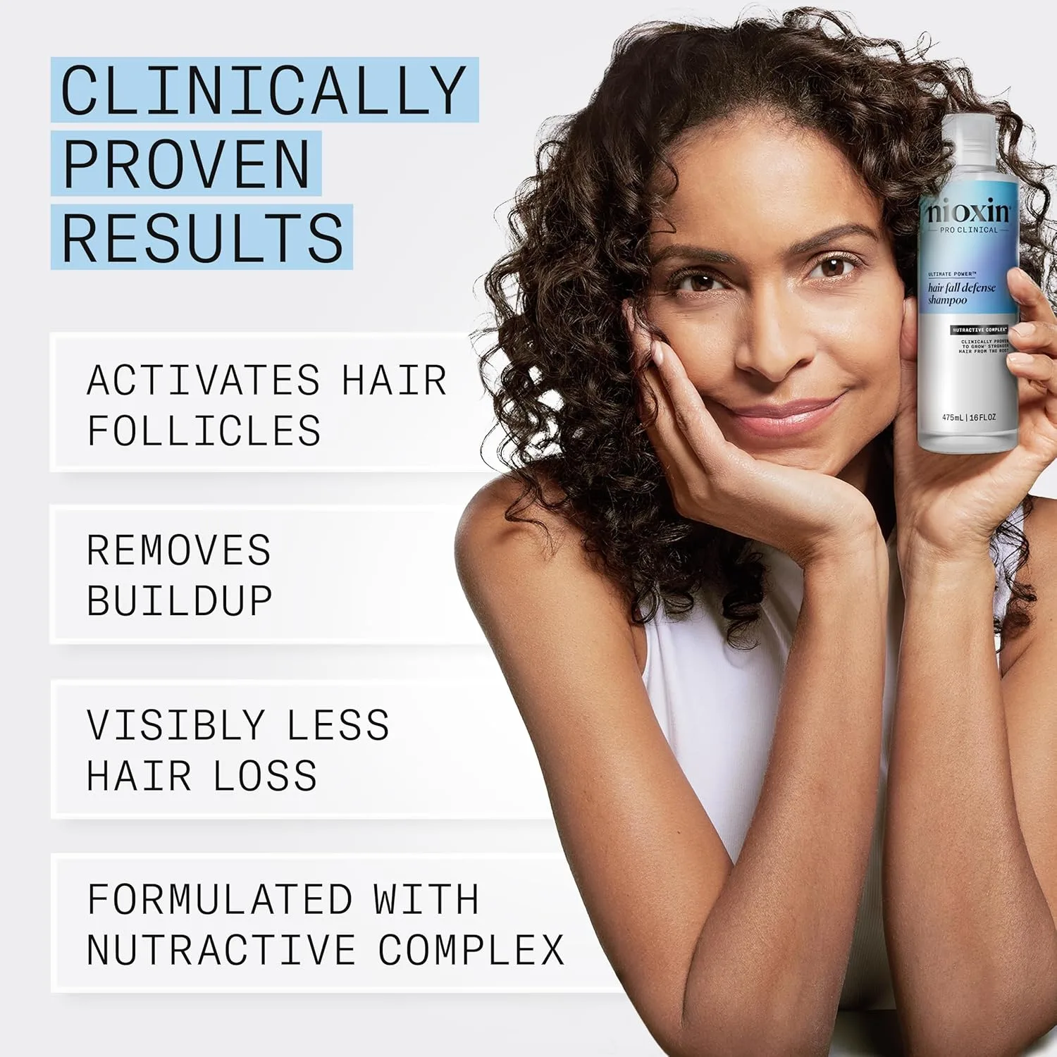 Шампунь Nioxin Hair Fall Defense 240 мл + интенсивный несмываемый уход для ежедневного применения Nioxin Hair Fall Defense 68 мл — фото 3