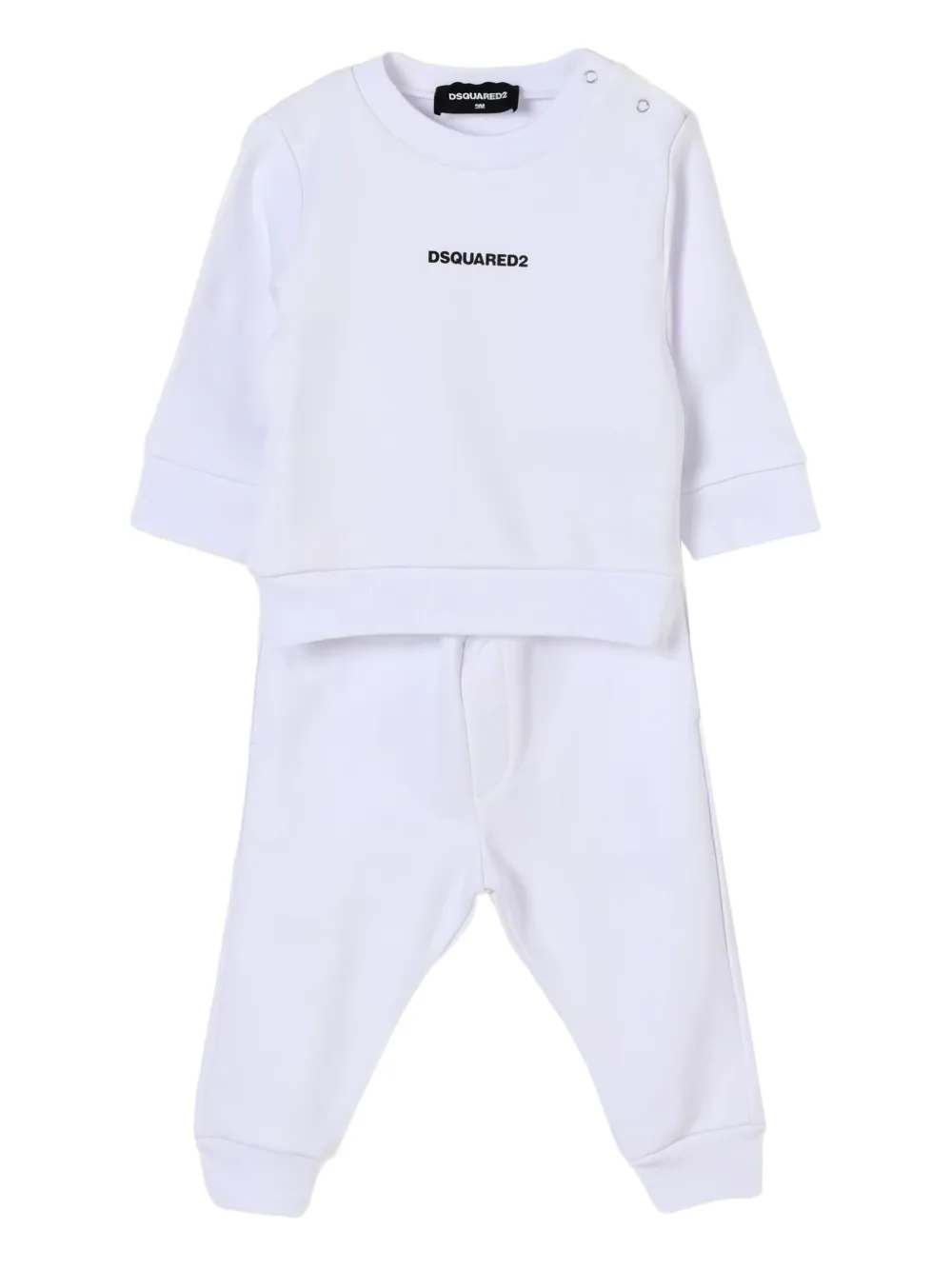 

Спортивный костюм с логотипом DSQUARED2 KIDS, белый