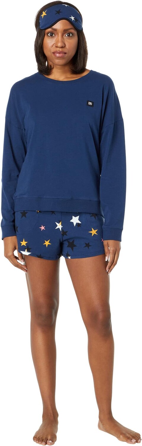 

Пижамный комплект DKNY Boxer PJ Set Long Sleeve, цвет Blue Multi
