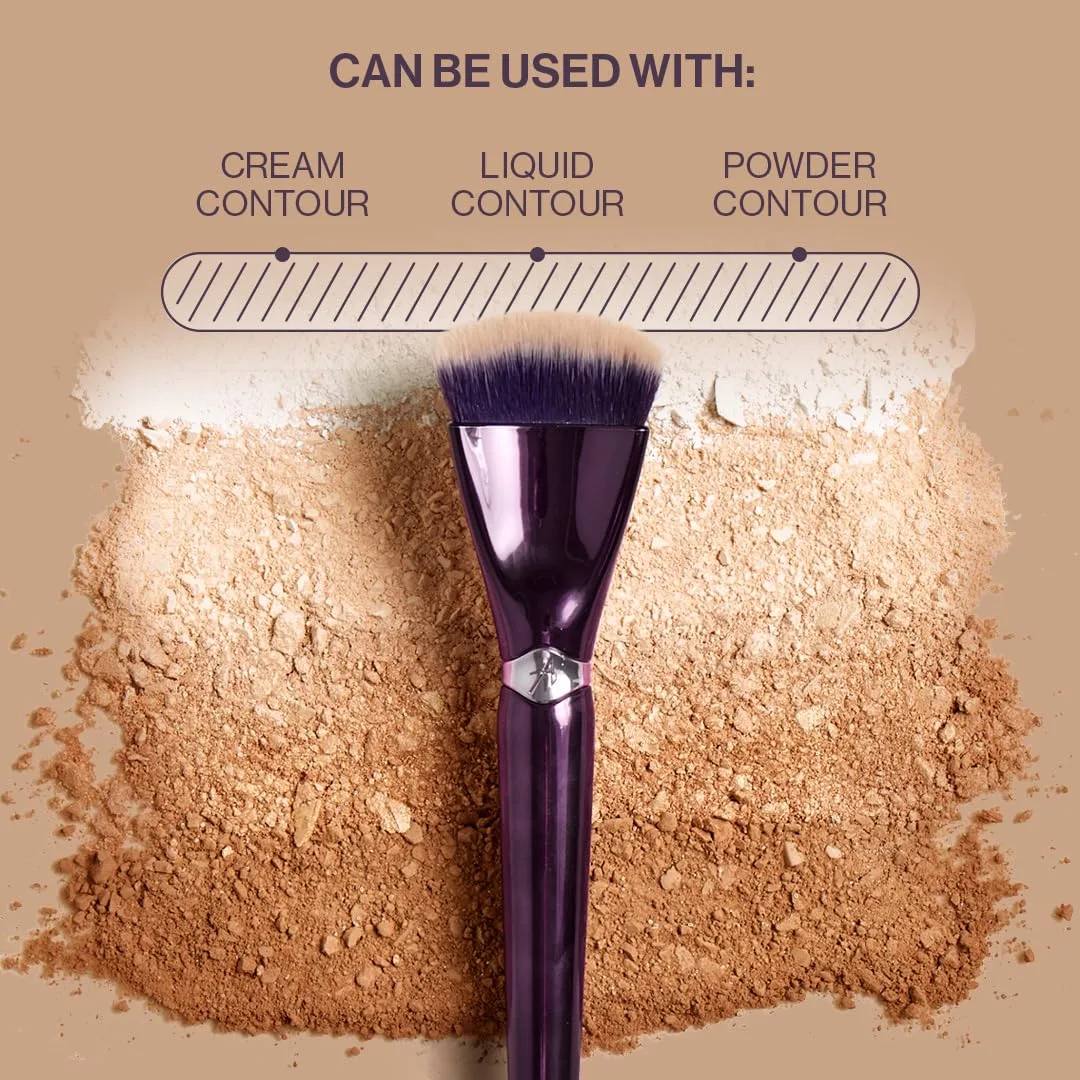 Кисть для контурирования Anisa Beauty Crescent | Мягкие плотные волокна для моделирования, нанесения кремовых и пудровых бронзеров | Веганский продукт, не тестируется на животных — фото 4
