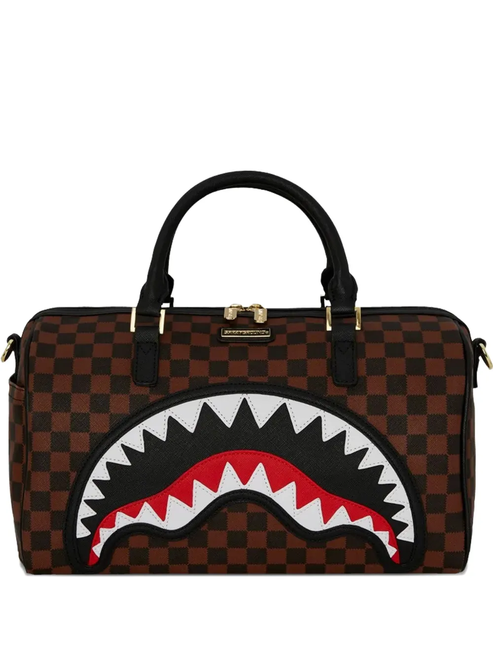 

Клетчатая сумка-тоут Sprayground, коричневый