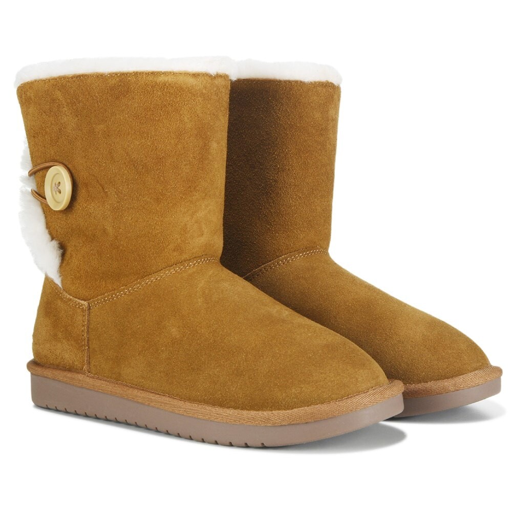

Детские короткие ботинки Nalie Button Little/Big Kid Koolaburra By Ugg, каштановый