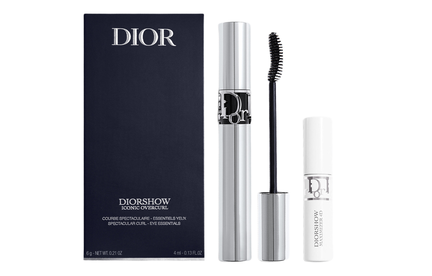 

Тушь и база для ресниц набор для макияжа легко растушевывается натуральный 4мл+6г DIOR