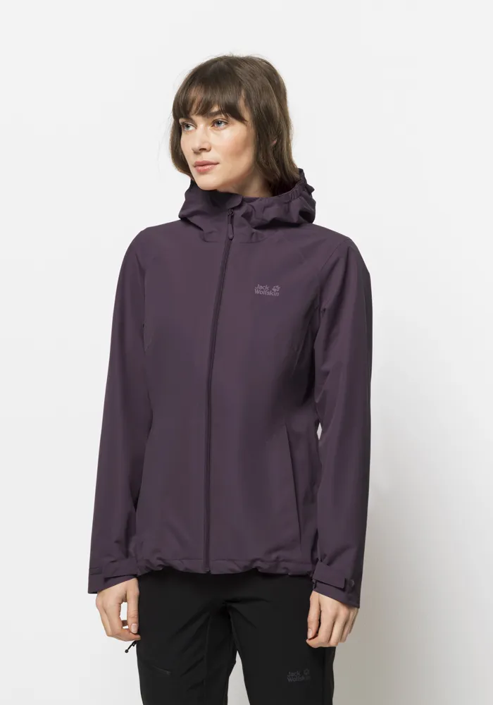 

Куртка Jack Wolfskin для активного отдыха "BESLER 2L JKT W", с капюшоном, фиолетовый
