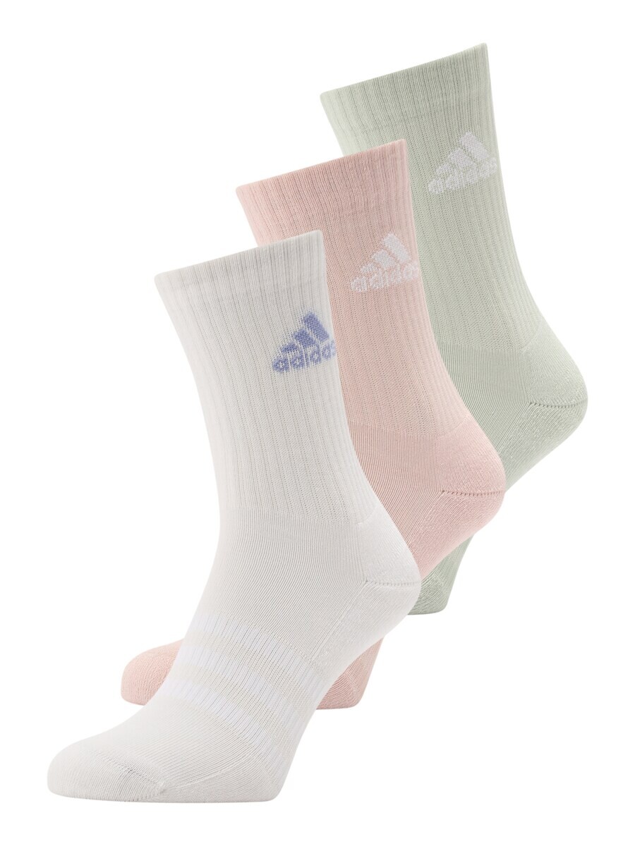 

Носки ADIDAS SPORTSWEAR Athletic Socks Cushioned Crew, светло-зеленый/розовый/белый