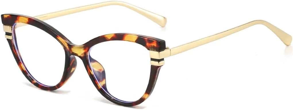 

Солнцезащитные очки для мужчин и женщин - защита UV400 - леопардовый принт "кошачий глаз", легкая оправа для занятий спортом на открытом воздухе и вождения DSVIGF, Leopard