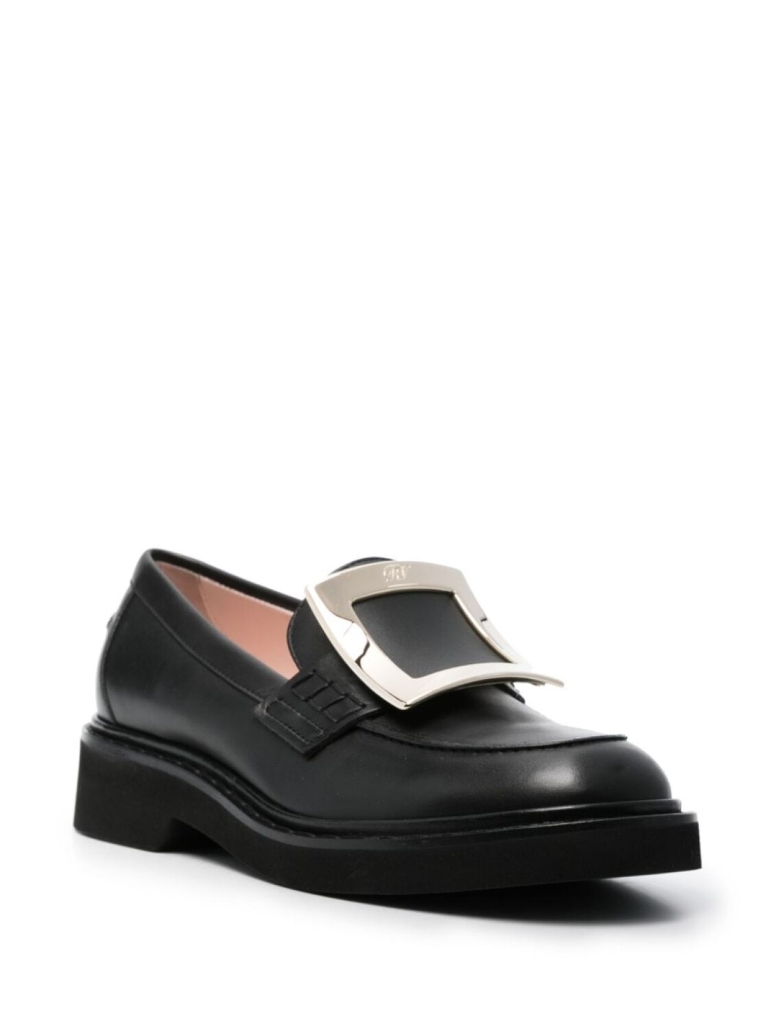 Roger Vivier лоферы Viv' Rangers с пряжкой, черный