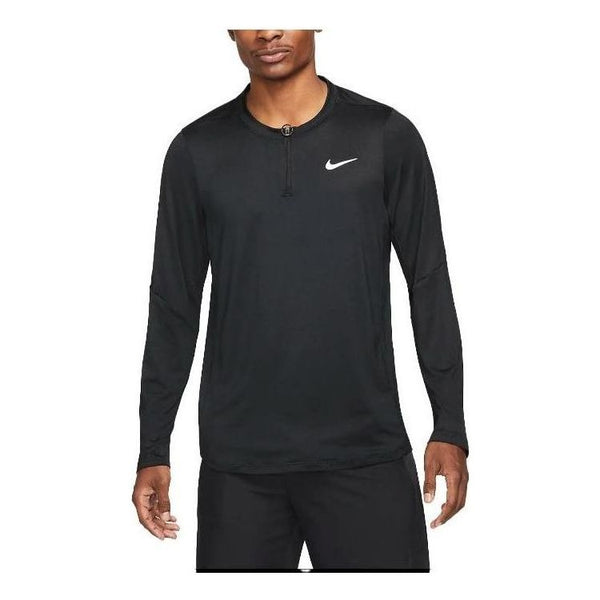 

Футболка Court Dri Fit Advantage Футболка с застежкой-молнией на половину длины Nike, черный