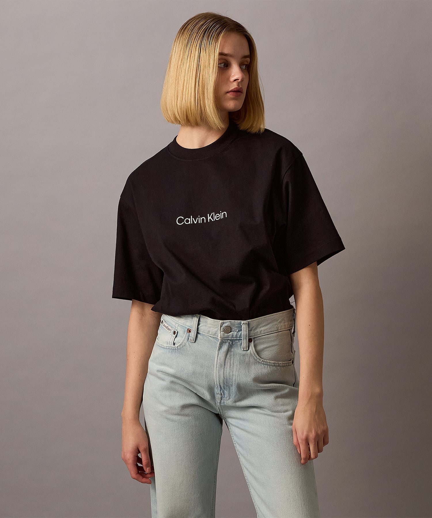 Футболка Calvin Klein Standard Relaxed Crew Neck Calvin Klein 40HM228, Black