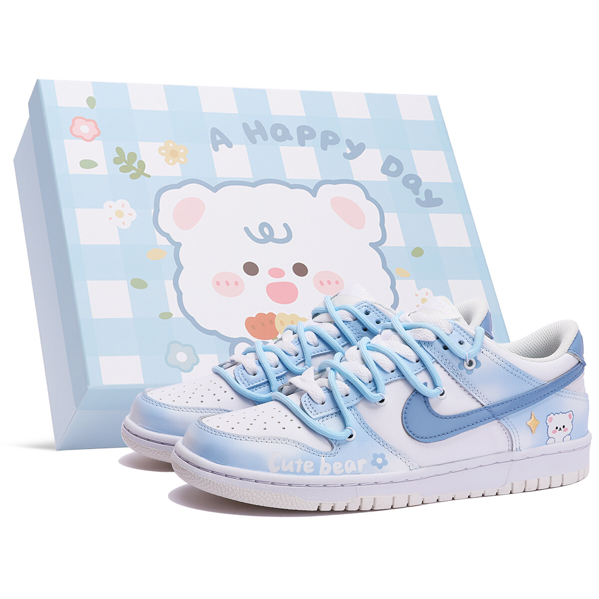 

Женские кроссовки для скейтбординга Nike Dunk, Blue/White