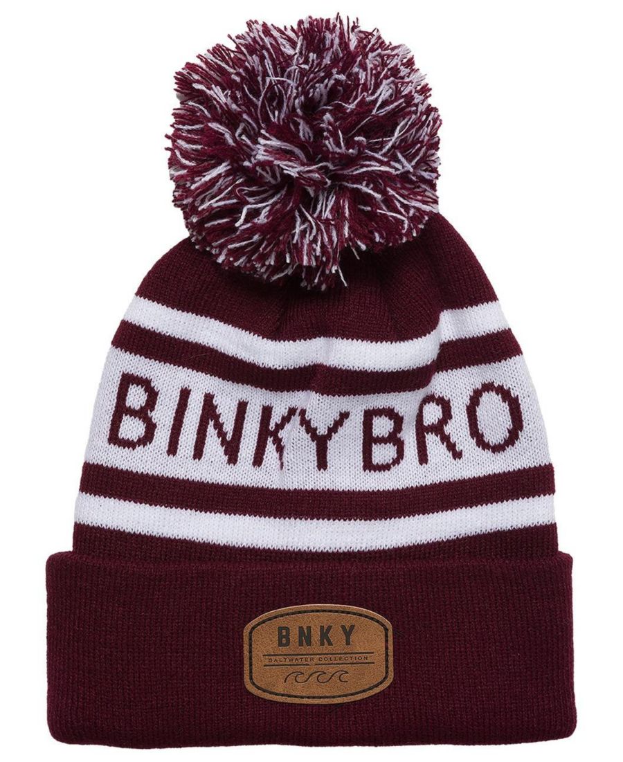 

Шляпа-помпон "Sundance" для мальчиков - "Воронья шапка" BinkyBro, Maroon