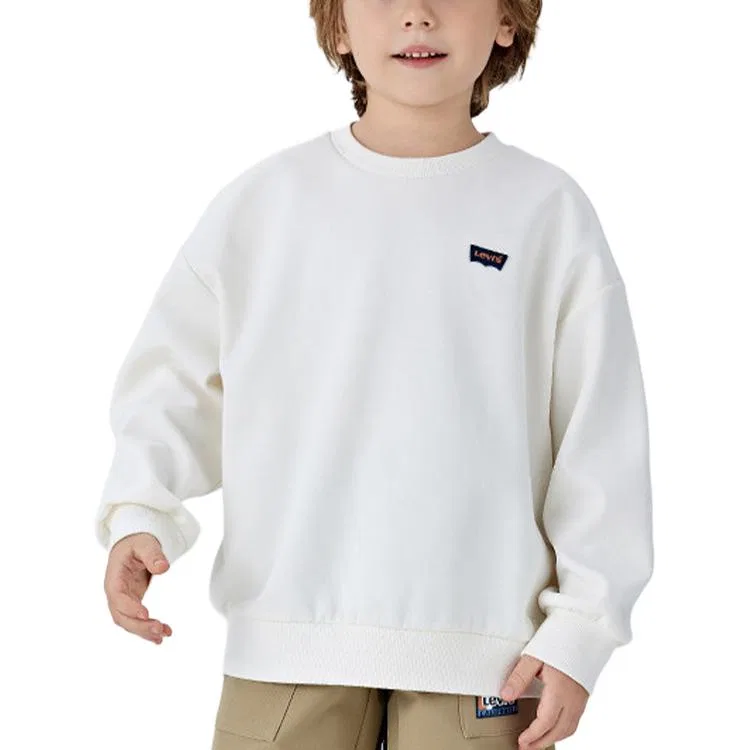 Детский свитшот с круглым вырезом Levis, Candy White