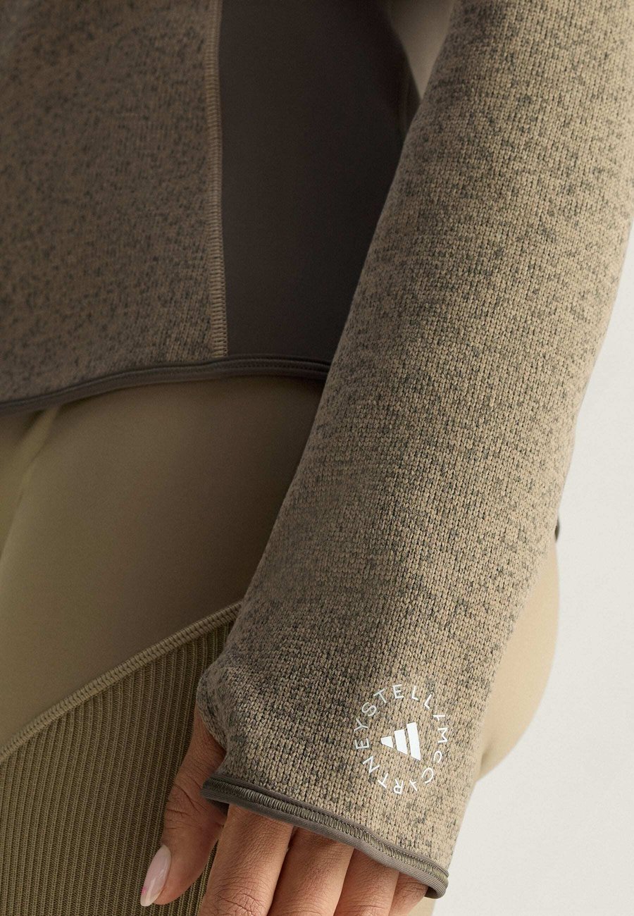 

Толстовка Adidas by Stella McCartney CLIMAWARM RUNNING, Brown Moss Umber/Brown