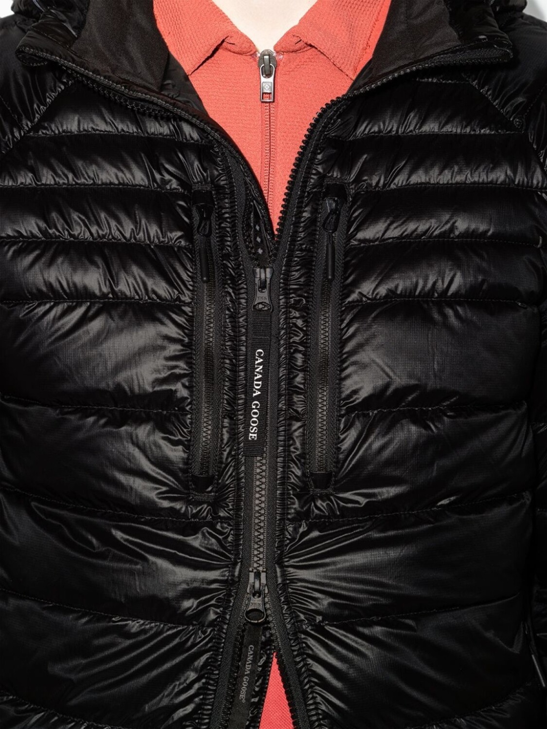 Canada Goose пуховик HyBridge Lite, черный — фото 4