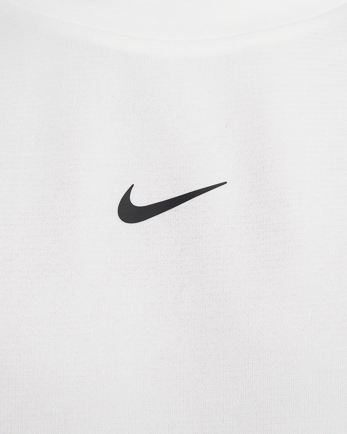Большие детские Dri-FIT короткий рукав топ Nike Multi, White/White/Black — фото 4