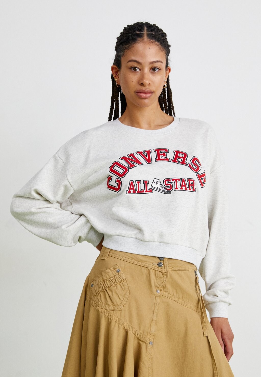 

Толстовка RETRO CHUCK HERITAGE CREW Converse, серый
