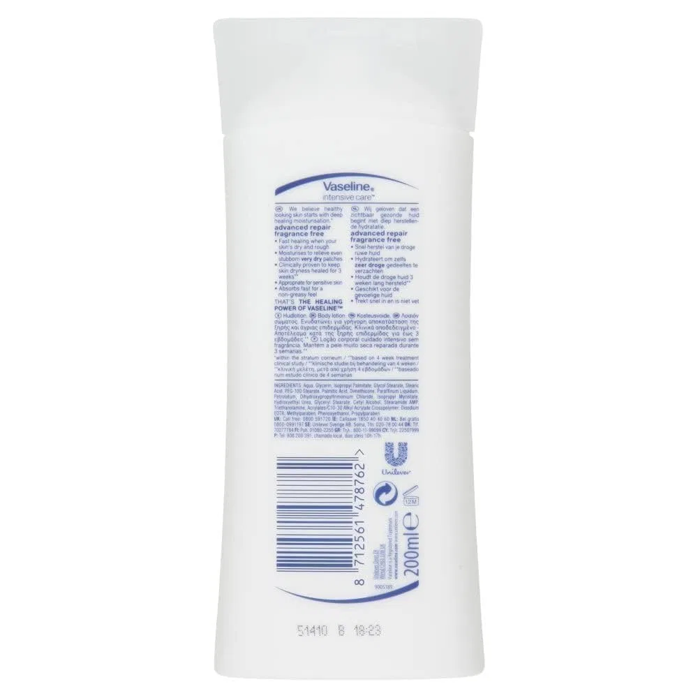 Лосьон для тела Vaseline Intensive Care Advanced Repair, 200 мл Vaseline — фото 2