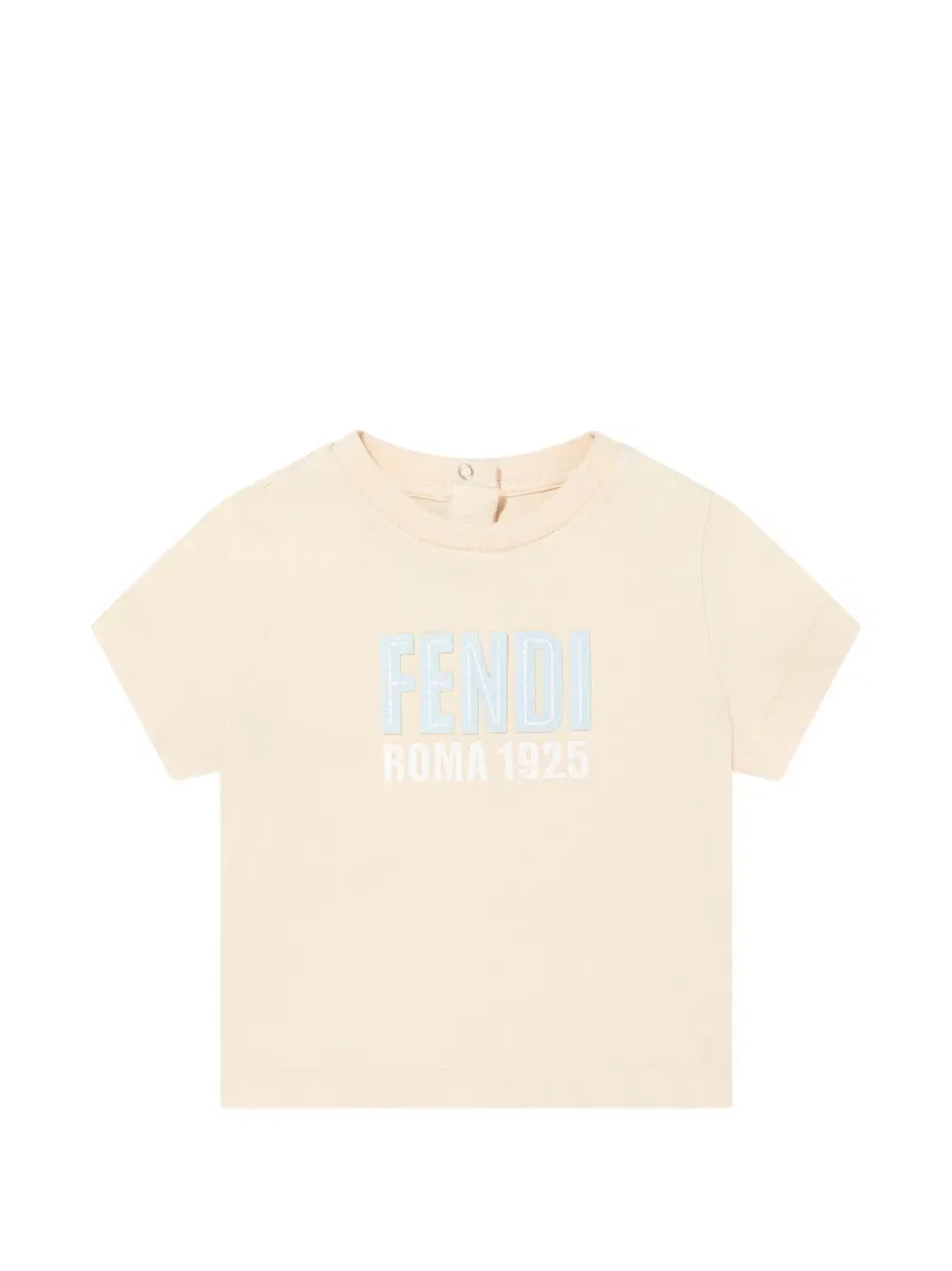 Футболка на пуговицах Fendi Kids, нейтральный