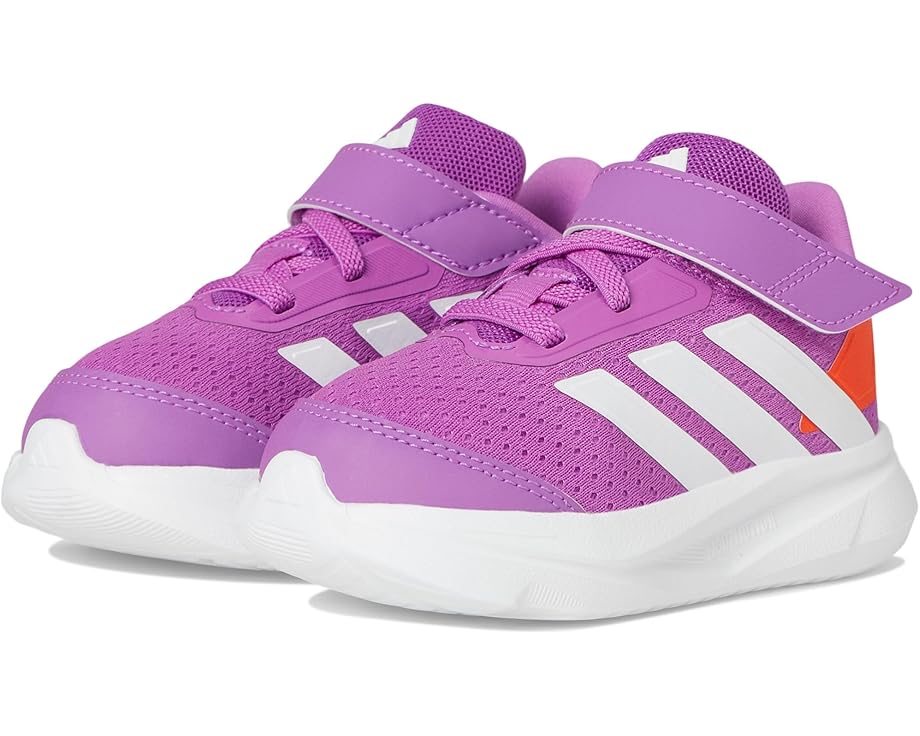 

Кроссовки adidas Kids Duramo SL 2.0 Elastic Lace Sportswear Shoes, цвет Purple Burst/White/Impact Orange
