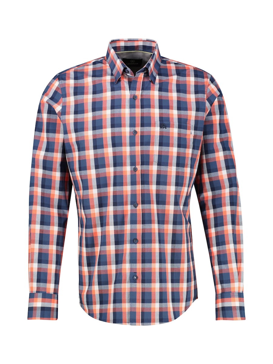 

Рубашка на пуговицах классического кроя LERROS, красный