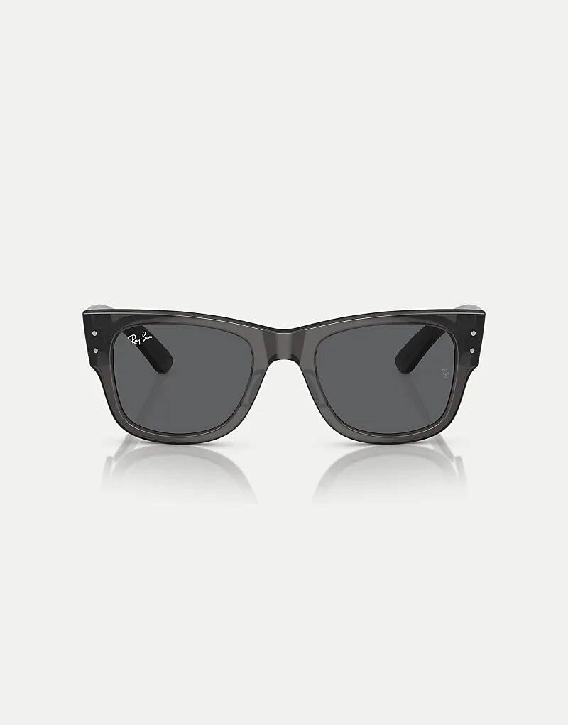 

Солнцезащитные очки Ray-Ban Mega Wayfarer Square с серыми линзами в прозрачно-черной оправе