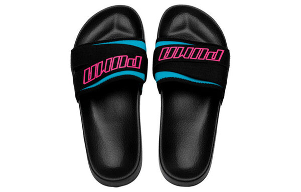 Тапочки leadcat trailblazer slide black/pink Puma, черный — фото 2