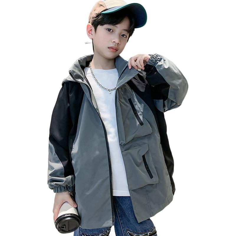 

Детская куртка с капюшоном Moderate EASTERN CAMEL, серый