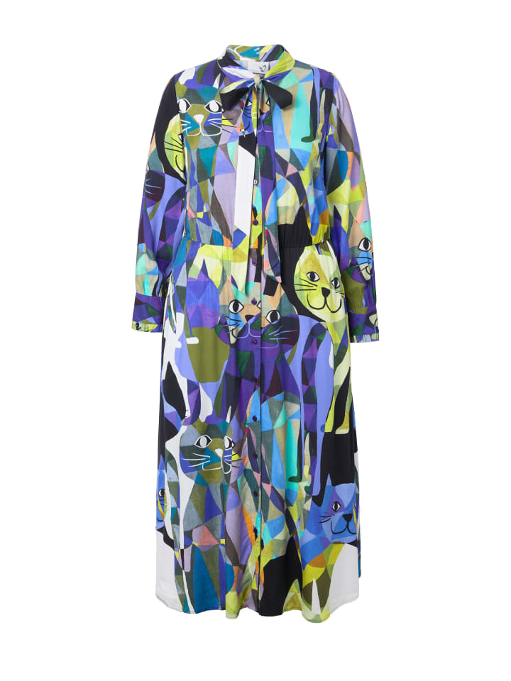 

платье в фиолетовом цвете Ulla Popken