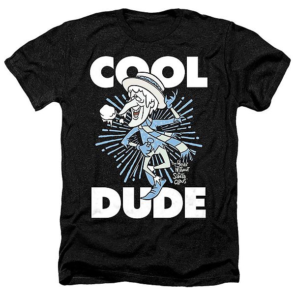 

Футболка The Year Without a Santa Claus Cool Dude Adult Heather Licensed Character