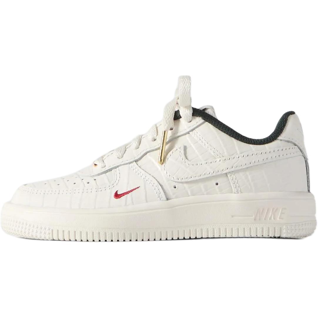 

Nike Детские низкие скейтбордистские кроссовки KITH x Air Force 1, цвет Phantom White, для детей от 3 до 7 лет