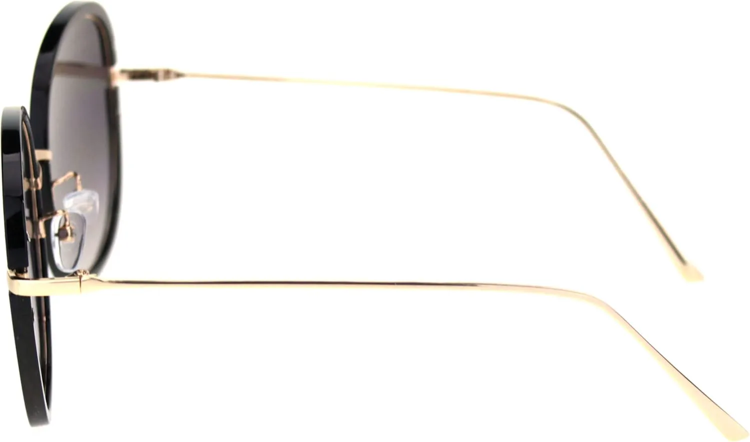 

Женские солнцезащитные очки PASTL округлой квадратной формы, увеличенного размера, с защитой от УФ-излучения UV 400, черные, дымчатые, Black Gold (Smoke)