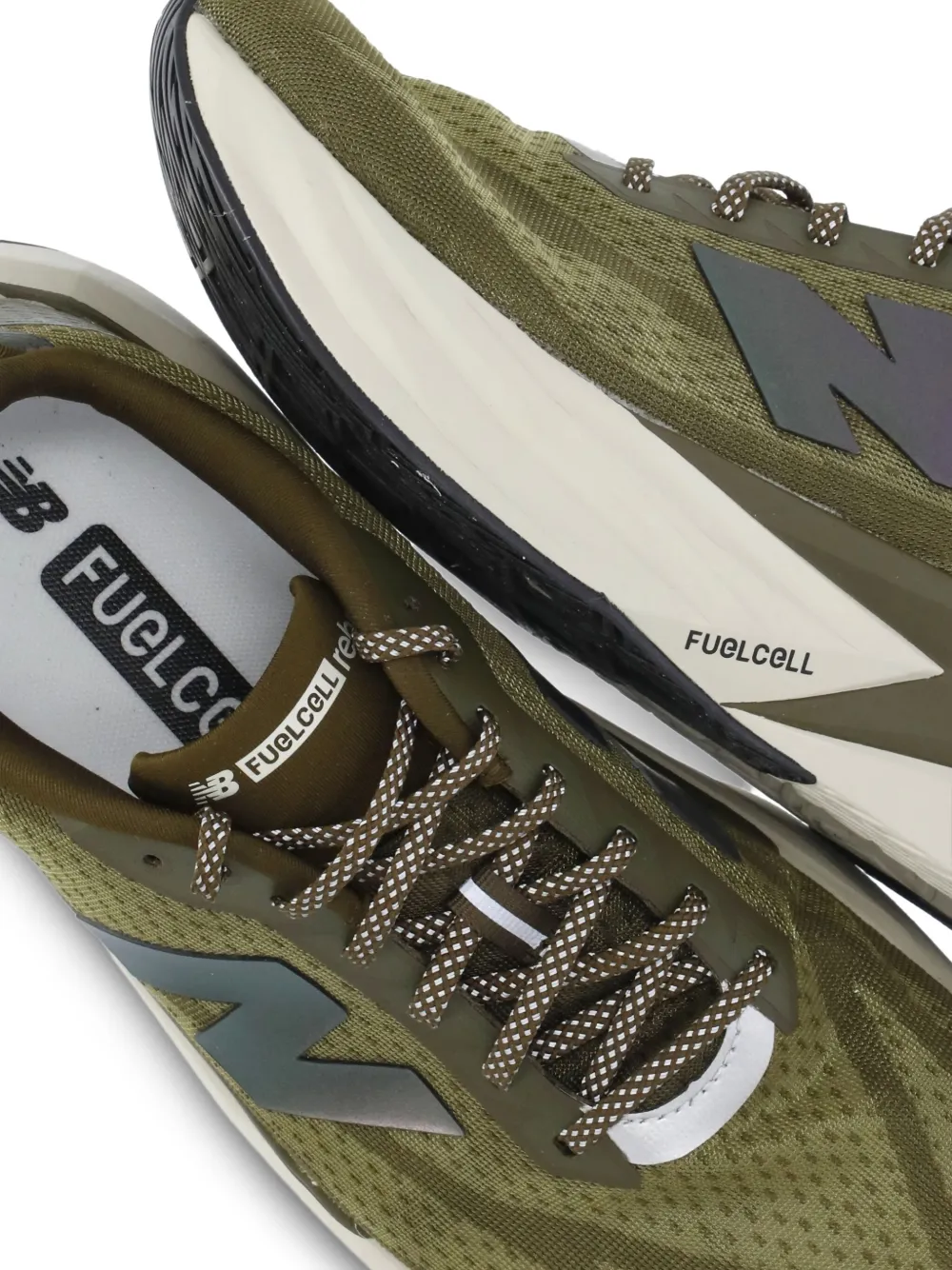 Кроссовки FuelCell Rebel v5 с перфорацией New Balance, зеленый — фото 3