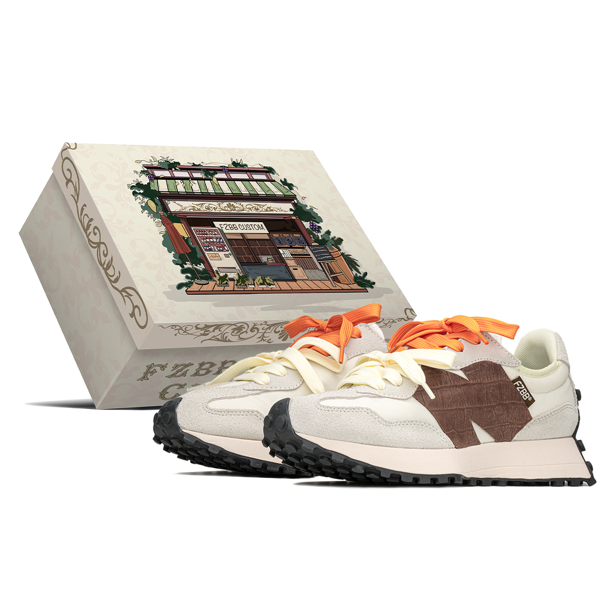 

Низкие кроссовки NB 327 unisex New Balance, коричневый/серый