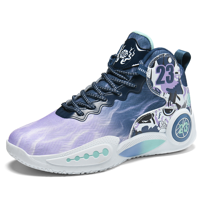 

TONYBEAR Миди баскетбольные кроссовки унисекс фиолетовые, цвет Purple