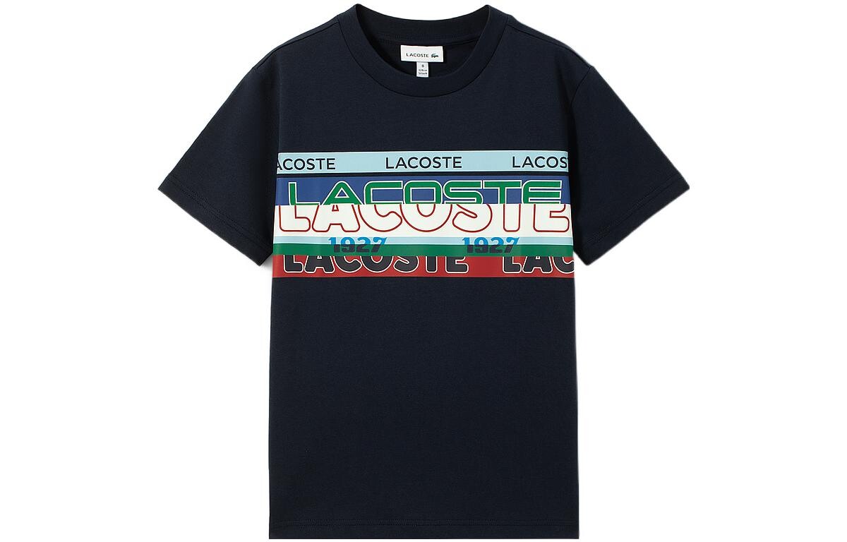 

Футболка мужская темно-синяя Lacoste, темно-синий