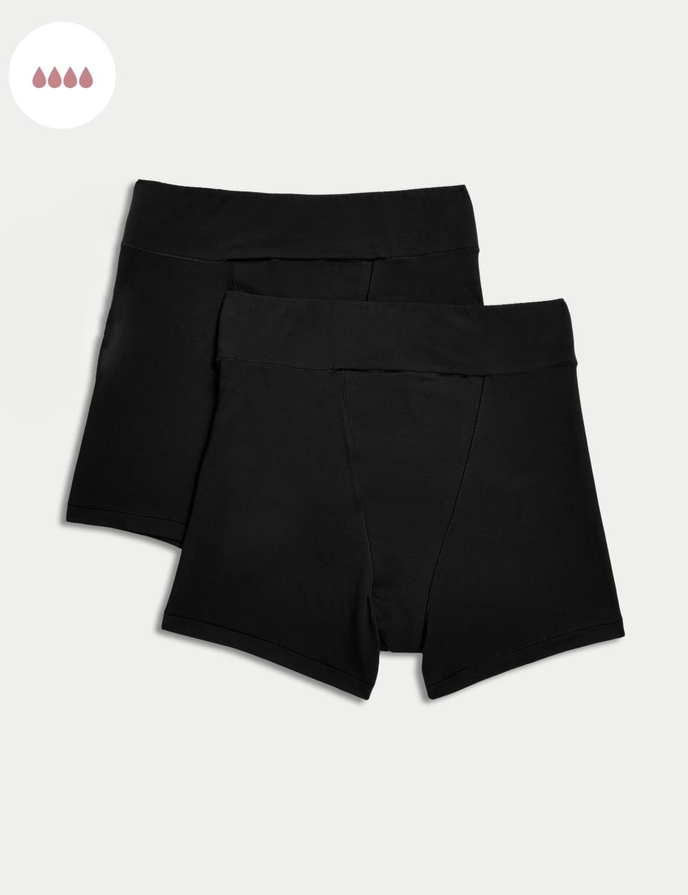 

2 шт. супер впитывающие трусики для месячных Marks & Spencer, черный