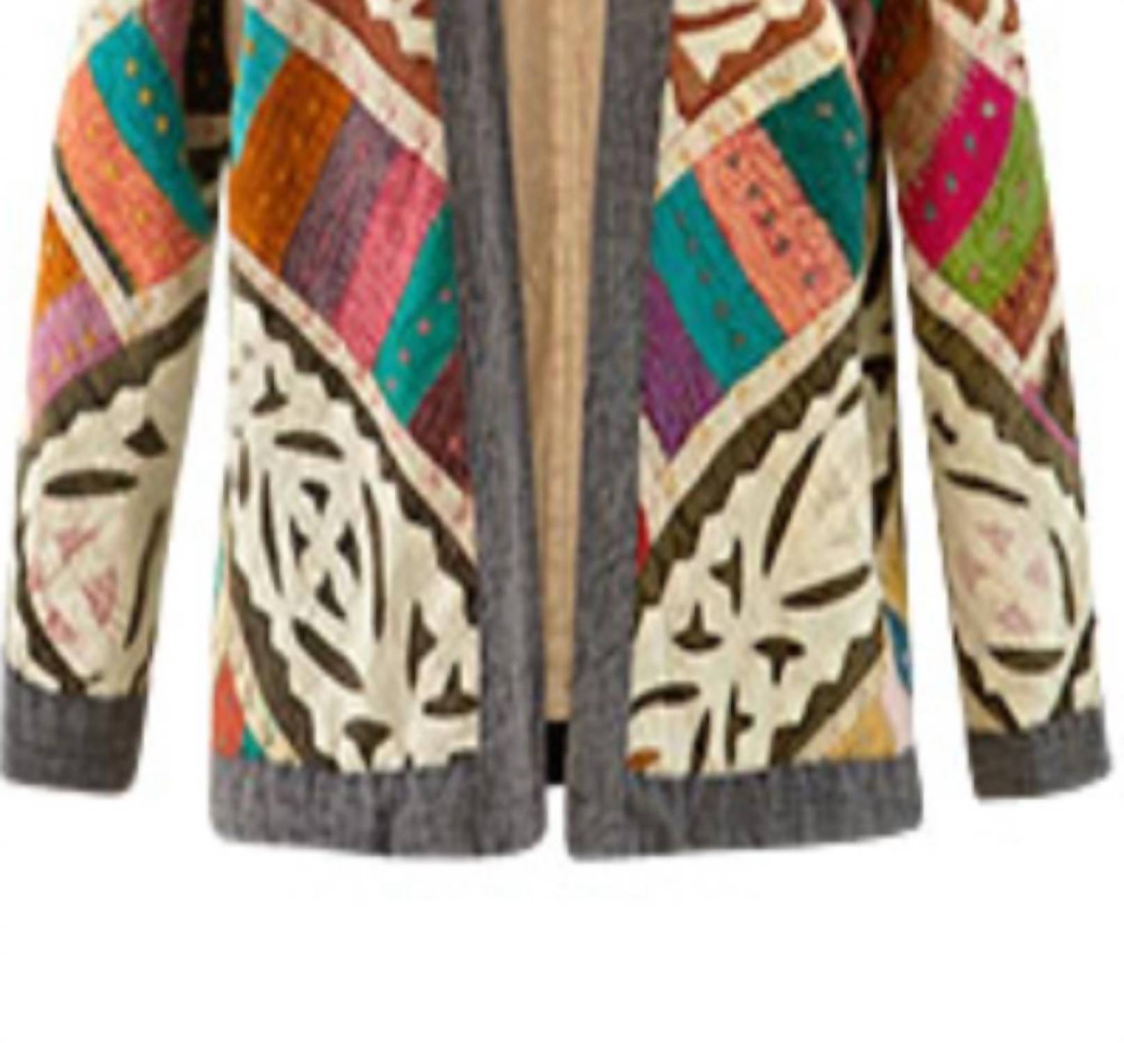

Женский кардиган Kantha с кроем Cutwork, цвет Multi ALIX OF BOHEMIA