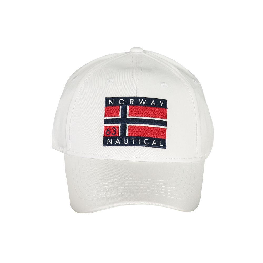 

Белые хлопковые шапка и кепка Geographical Norway