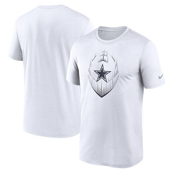 

Мужская белая футболка dallas cowboys primetime legend icon performance Nike