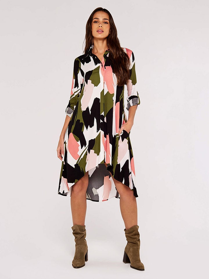 

Apricot Платье черного/оливкового/розового цвета