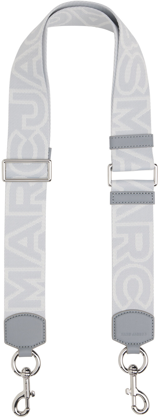 

Серый плечевой ремень с логотипом The Outline Marc Jacobs