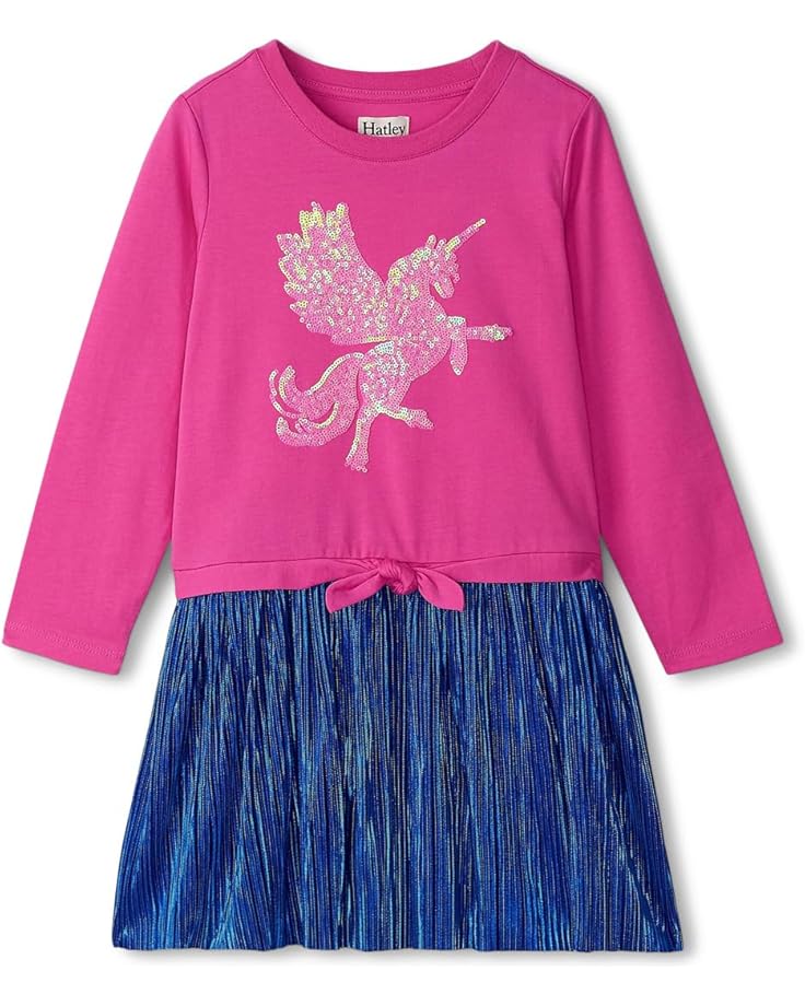 

Платье Hatley Kids Sequin Pegusus Unicorn Novelty Skirt Dress, розовый