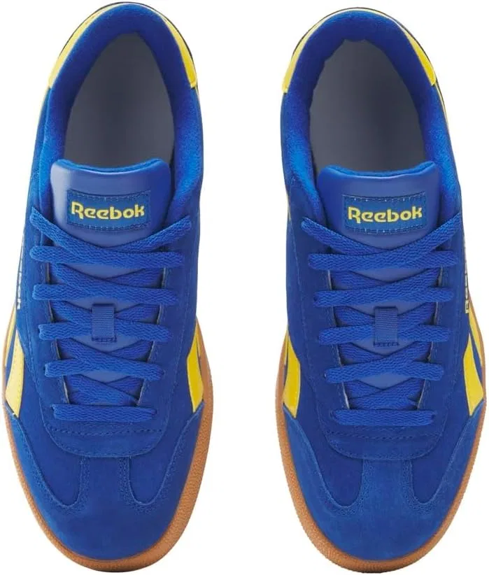 Кроссовки для тенниса Reebok Smash Edge унисекс, Optimum Blue Golden Haze Gum — фото 2