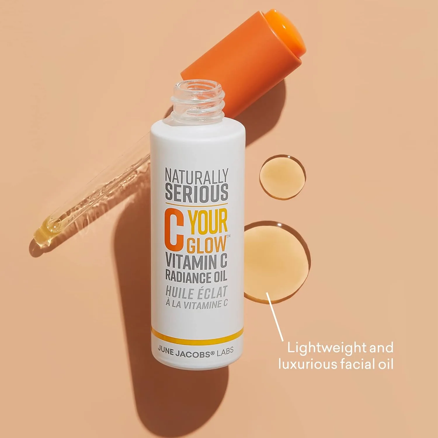 Масло для лица Naturally Serious — | C Your Glow Vitamin C Radiance Oil, Vitamin C Oil For Face, Brightening Facial Oil — фото 2